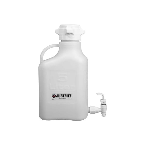 Justrite Justrite 12938 Carboy With Spigot, PP, 5-Liter 12938 - main